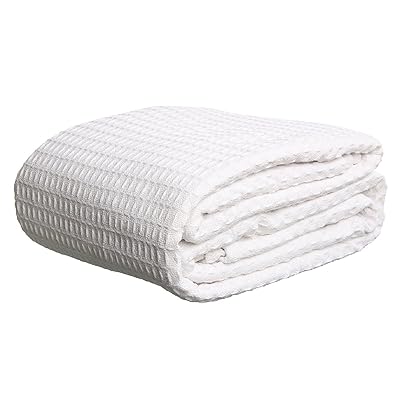 Premium Cotton Waffle Weave King Size Blanket by Nigeria Ubuy