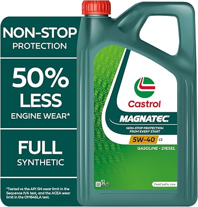 Castrol Magnatec 5W-40 C3 Engine Oil 5L - ACEA C3 API SN Plus BMW MB 229.31/51