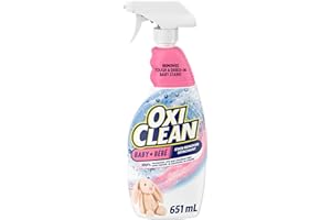 OxiClean All-Purpose Baby Enzyme Stain Remover Spray for Cloth Diapers, Bedding, Blankets, and Upholstery - Colour Safe, Chlo