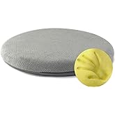 Sigmat Memory Foam Seat Cushion Anti-Slip Soft Round Stool Cushion Chair Pad 16 Inch Grey