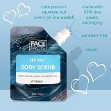 Face Facts Sea Salt Body Scrub 50g Vegan 99% Natural Smoothes Glows view 4