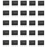 JumtriseChamp 25PCS NE555 Timer IC NE555P Chip DIP 8-Pin NE555N | Single Precision Timer IC for LED Flash/Delay Circuits with Box