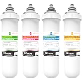 RF-20 + RF-40 Water Filter Replacement Cartridge Compatible With Brondell RC100 RO System, NOT Including Filter Indicator Replacement Battery, Pack of 4 Filters