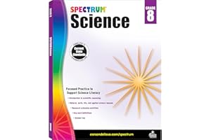 Spectrum 8th Grade Science Workbooks, Ages 13 to 14, Grade 8 Science, Natural, Earth, and Life Science, 8th Grade Science Boo