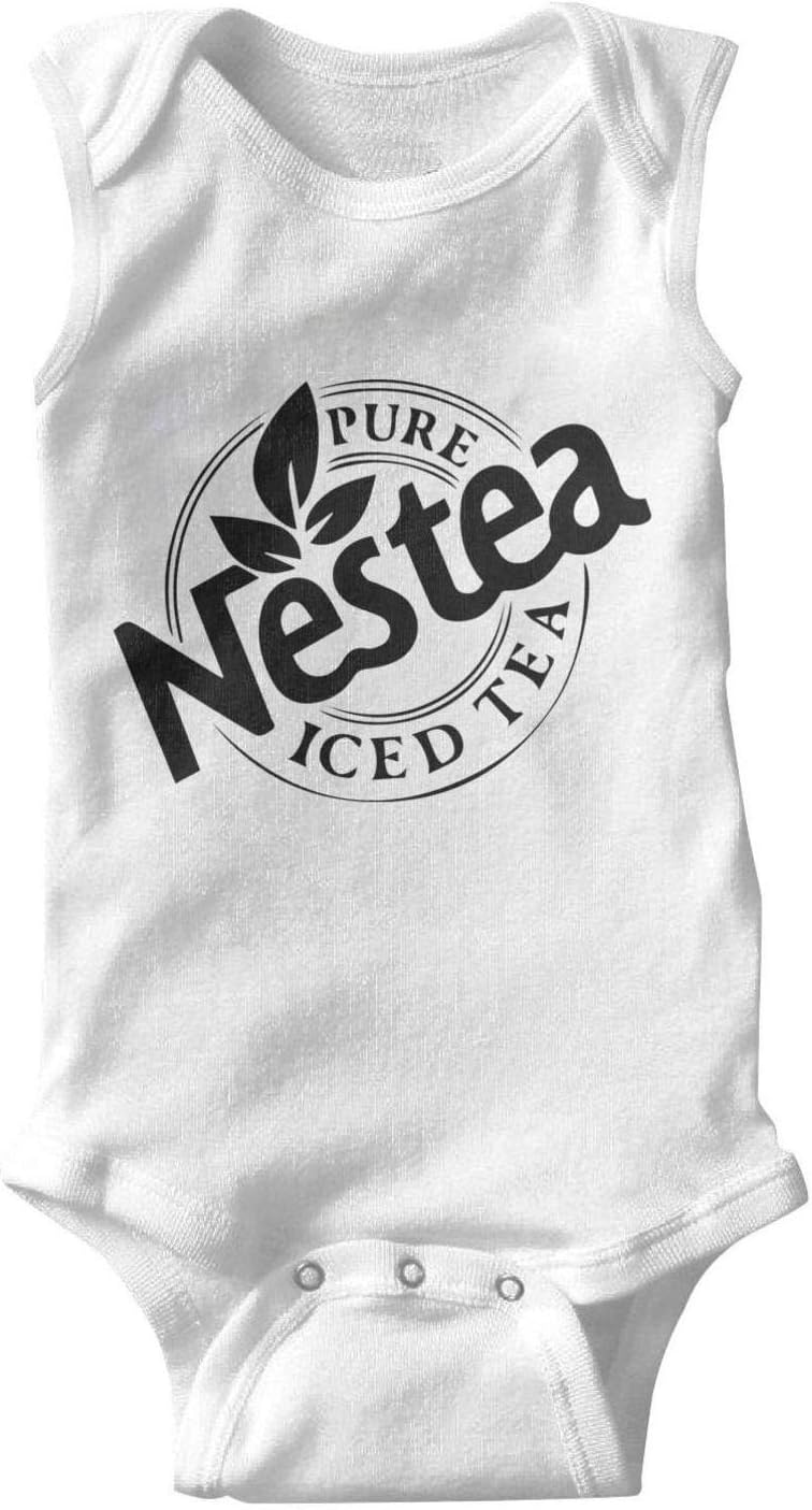 JIAJIAJIAN Funny 100% Cotton Infant Short Sleeve Onesie Nestea-Logo- Bodysuits
