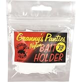Granny's Panties Nylon Bait Holder for Fishing - Secures Bait on Hook, Prevents Loss - All Water Types - Made in USA - 1-Pack