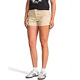 Volcom Women's Frochickie Cotton-Twill Chino Shorts – Low-Slung Rise, Trouser Pockets, 3” Inseam, Playful Chic Style