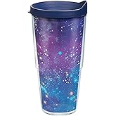 Tervis Zodiac Galaxy Made in USA Double Walled Insulated Tumbler Travel Cup Keeps Drinks Cold & Hot, 24oz, Classic