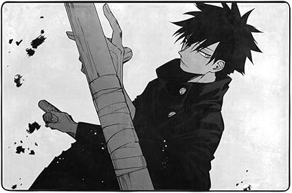 Amazon 呪術廻戦 Jujutsu Kaisen 家の装飾室内の室外の床は客間の浴室の柔らかい滑り止めのベランダの寮の小さいじゅうたんを敷きます 72インチx 48インチ ホーム キッチン 通販