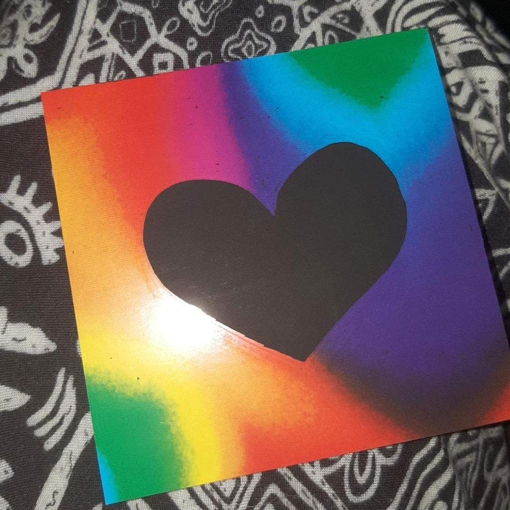 Shoresu Scratch Art Mini Notes 100PieceS Rainbow Scratch Art Mini Notes with Wooden Stylus