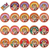 Crazy Cups Flavored Coffee in Single Serve Coffee Pods - Flavor Coffee Variety Pack for Keurig K Cups Machine, 20 Count