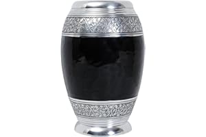 CLEENTABLE Cremation Urns for Human Ashes Adult Male and Cremation Ur ns for Ashes Adult Female - Urns for Mom & Urns for Dad Urns for Ashes Urn Butterfly - Taffy Silver
