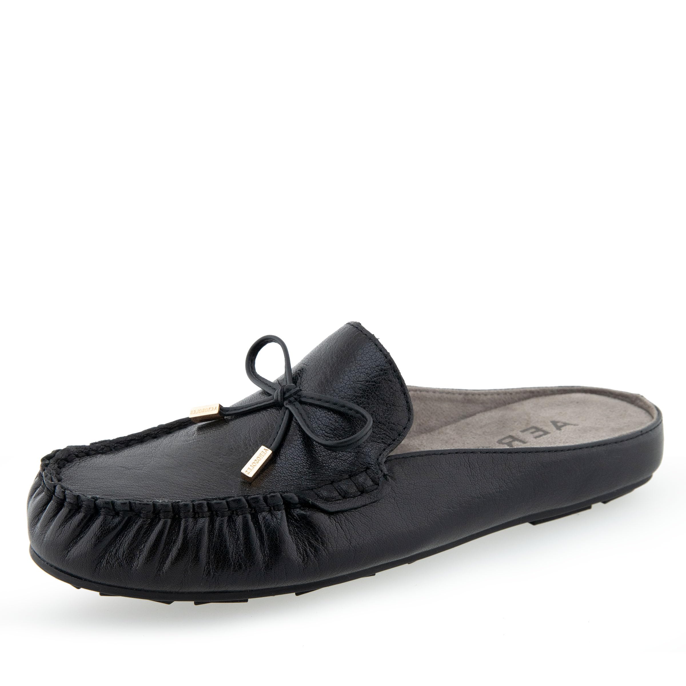 Aerosoles Women’s Cody Mule, Black Leather, 6.5 Wide