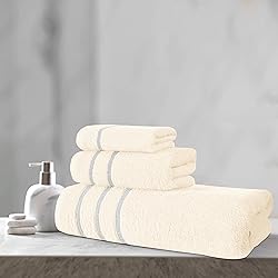 MyOwn Ultra Soft 3 Pack Cotton Towel Set, Contains