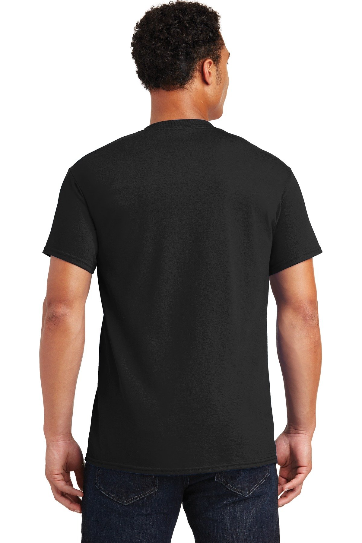 Cotton 6 oz. T-Shirt (G200) Black, 4XL (Pack of 12)