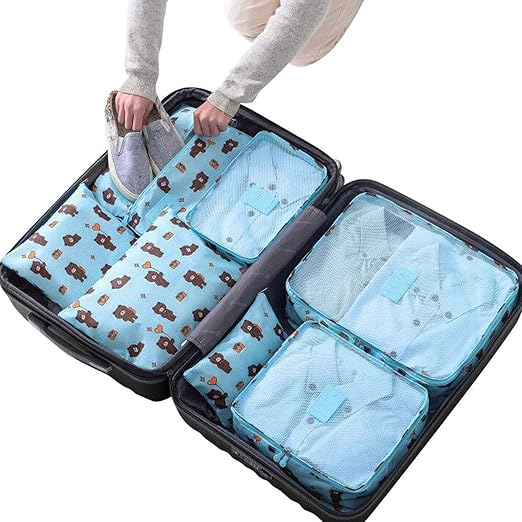 luggage organizer storage bag set