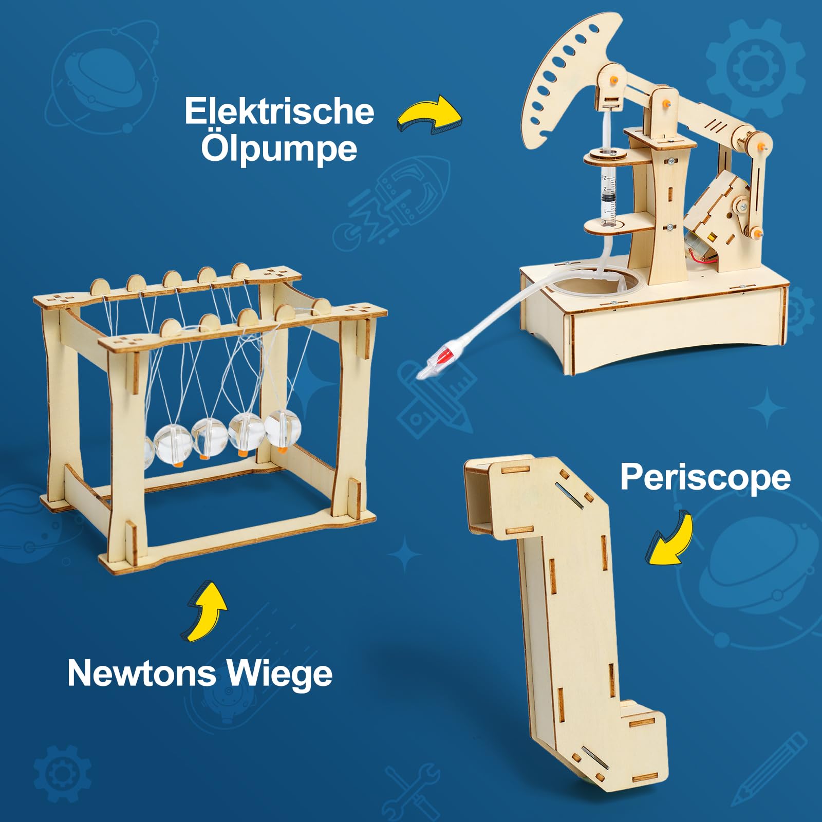 Experimente für Kinder ab 8 9 10 11 12 13 14, Elektronik Baukasten, Experimentierkasten, Elektro Baukasten für Kind, Holz Bausatz Kinder Spielzeug Geschenke ab 8 9 10 11 12 13 14 Jahre Jungen 3
