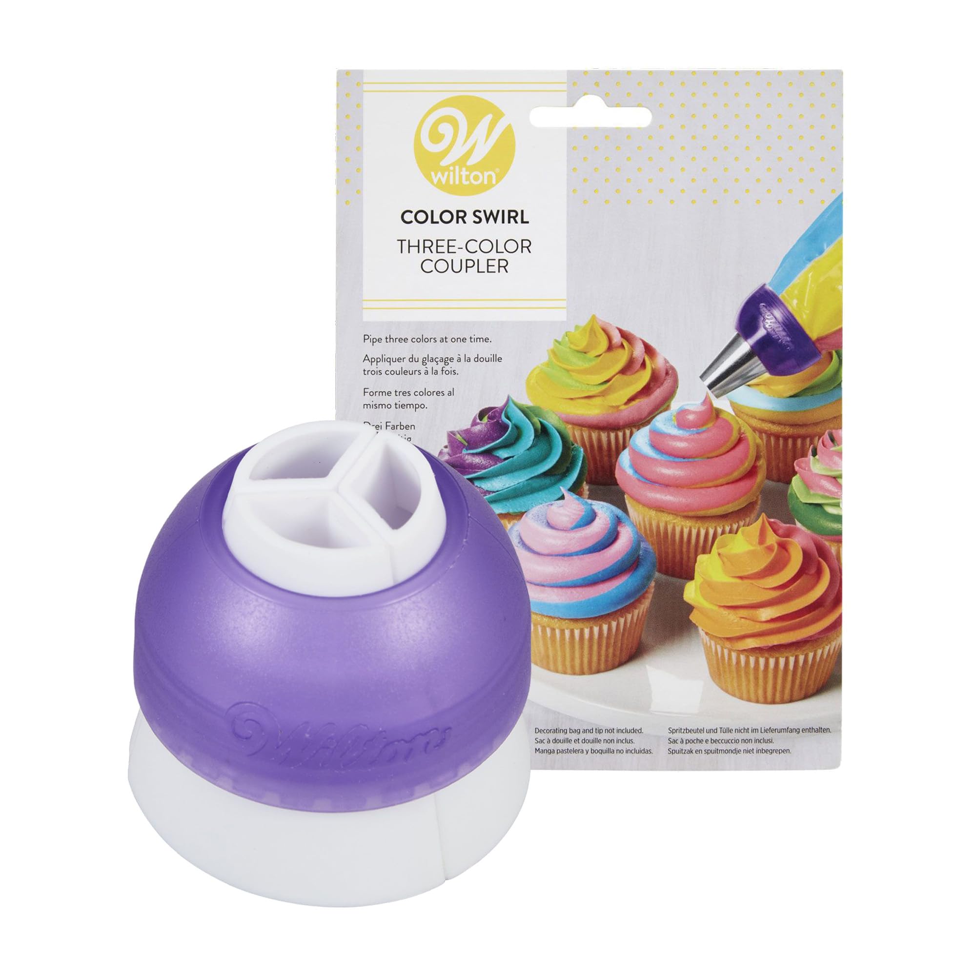 Wilton 411-1992 Colour Swirl 3 Colour Icing Bag Coupler