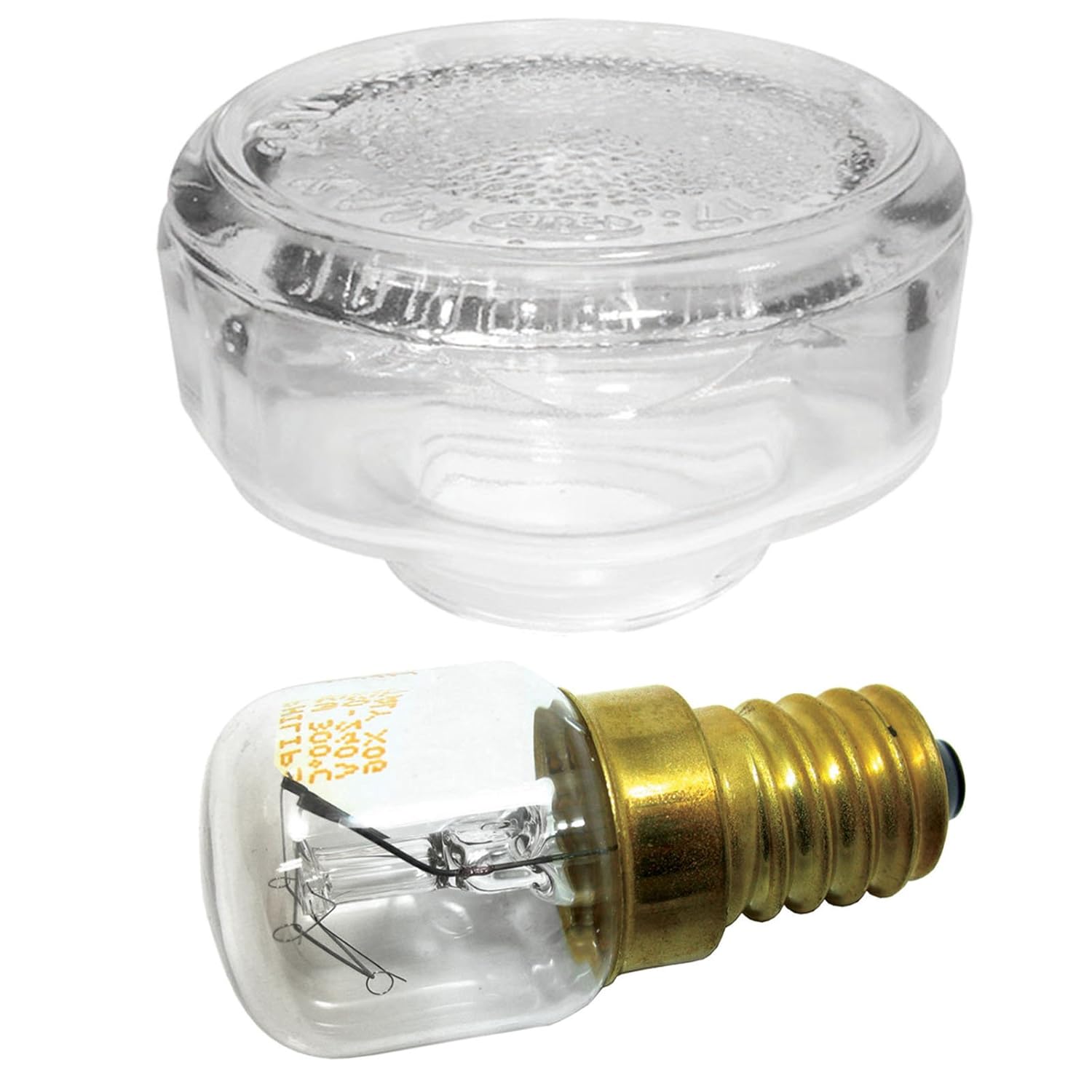 Creda Genuine Oven Glass Lamp Lens Cover 15W SES Screw In Light Bulb