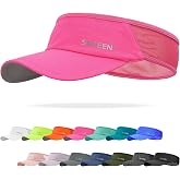Sukeen Lightweight Sports Sun Visor Hat for Men Women | Packable, breathable, quick-dry, UPF50+ cooling visor hat, stretch fit, for running, tennis, golf, pickleball, softball