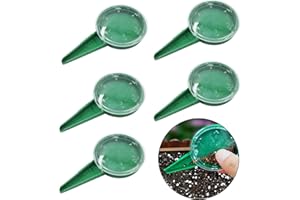 Rocutus Seed Dispenser,5 Pack Sower Seed Spreaders Planter Seeder Tool,Adjustable Hand Held Garden Sower Seed Spreaders for Indoor and Outdoor