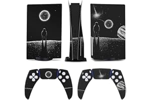 AoHanan Astronaut on The New Planet 5 Skin Controller Accessories Cover Skins Anime Vinyl Cover Sticker Full Set for 5 Disc Edition