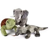 Zappi Co Plush Elephant - Soft Cuddly Safari Toy for Kids 36cm view 7