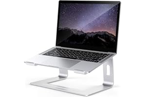 LITEPRO Laptop Stand for Desk, Detachable Laptop Riser Notebook Holder Stand Ergonomic Aluminum Laptop Mount Computer Stand, Compatible with MacBook Air Pro, Dell XPS, Lenovo More 10-18" Laptops
