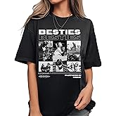 MY4LOVE Custom Bestie Shirts for Women, Tshirt with Picture Customized, BFF Gifts, Bestie Birthday, Gifts for Her, Christmas