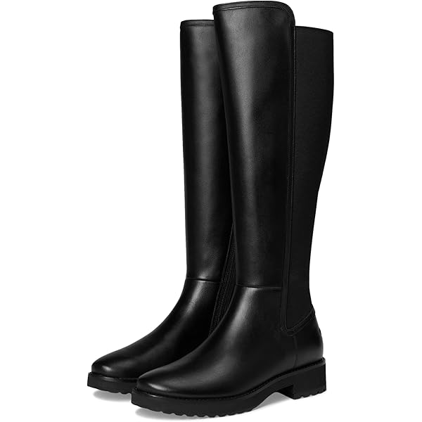 Amazon.com | Cole Haan Womens Glendale Tall Boot, Black Leather, 5