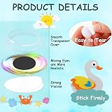JANYUN 100Pcs Wiggle Eyes 20mm Large Self Adhesive Black White Googly Eyes view 3