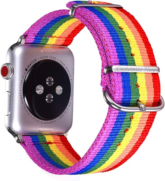 rainbow apple watch band 44mm
