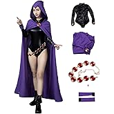 CosFantasy Women's Rachel Cosplay Jumpsuit Costumes Full Sets with Belt Cloak for Halloween