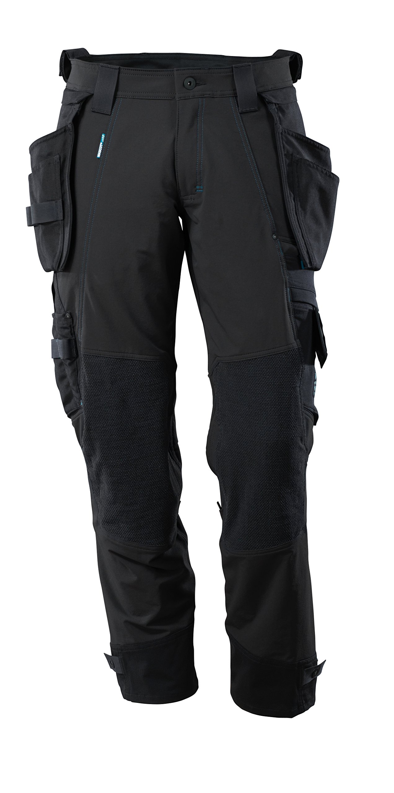 Mascot 17031-311-09-90C52 Trousers with Dyneema Kneepad Pockets, Black, 90C52