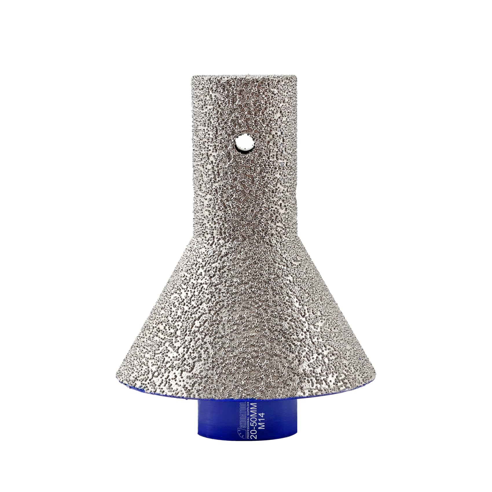 SHDIATOOL Diamond Finger Milling Bits Chamfer Bevel Bits M14 Thread Hole Saw Cleaning for Porcelain Tile Marble Ceramic Granite 20-50MM
