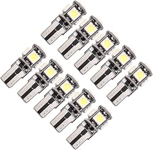 teamyy 10 x SMD 5050 Xenon 1.8 WLED Auto niebla luz auto coche