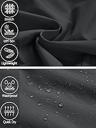Mens Hiking Convertible Pants Waterproof