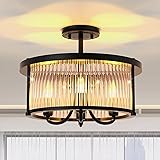 Right Chandelier, Modern Flush Mount Ceiling Light