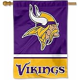 Minnesota Vikings Two Sided House Flag