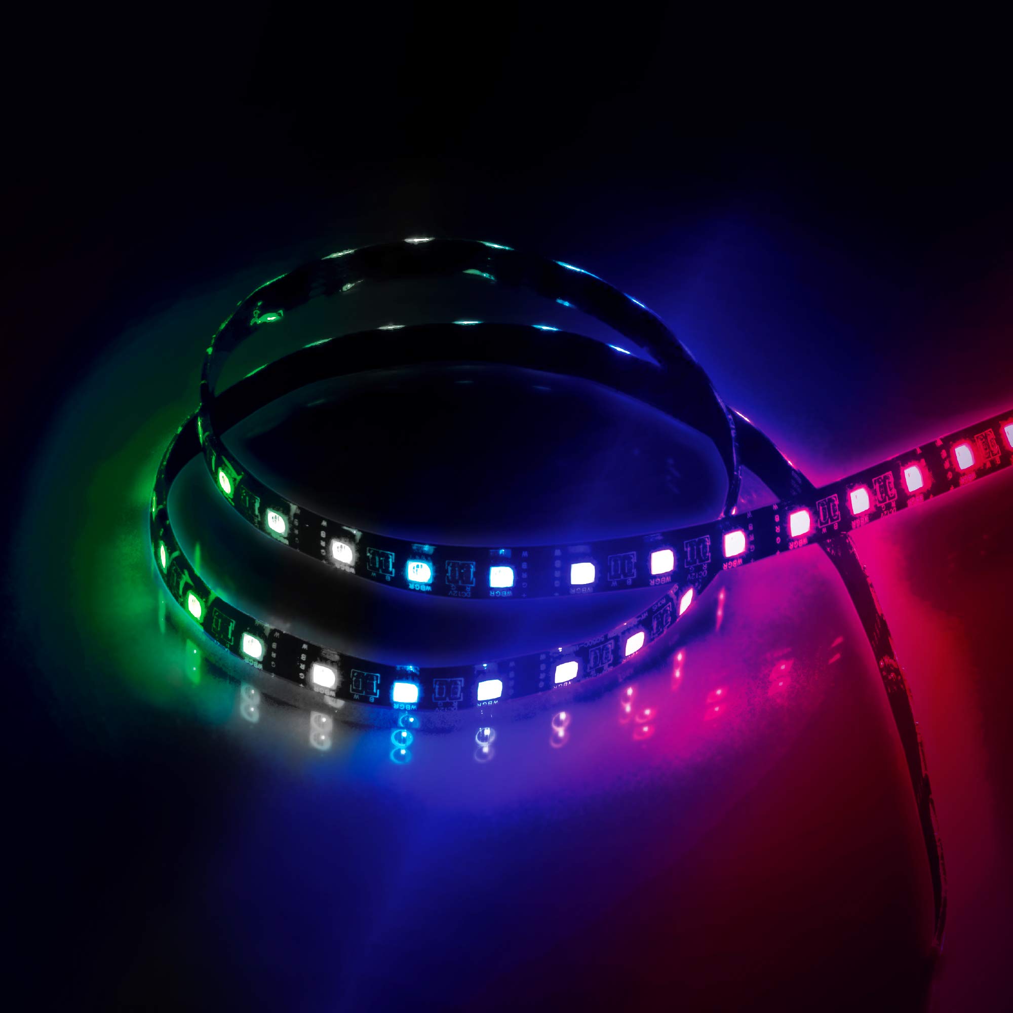 Akasa Vegas MBW | Magnetic RGBW LED Strip Light | AK-LD06-50RB | Designed for 5-pin RGBW Motherboard Control