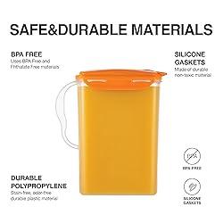 LocknLock Aqua Fridge Door Water Jug with Handle