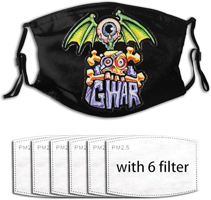 GWAR Wind Dust Masks Reusable & Washable Face Mask with 16