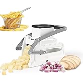 Starfrit Pro Fry Cutter & Cuber - 3-in-1 - Homemade French Fries - Slices, Dices, Cubes Potatoes & Vegetables