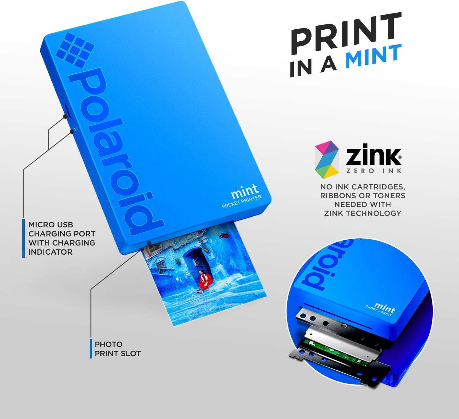 polaroid mint printer amazon
