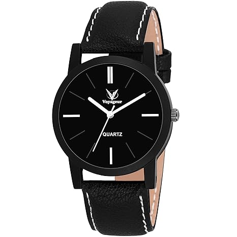 Black Dial Round Wrist Watch for Mens (AF-VOGR-07)