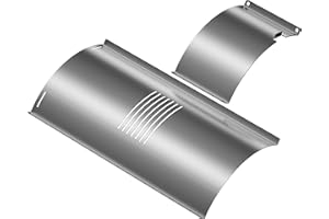 PAWSIBLE Flame Broiler Slide Cover & Bottom Kit for Pit Boss 1000 Series Pellet Grill Replacement Parts, Austin XL(PB1000XLW1) ect - Pellet Smoker Pit Boss Accessories Heat Deflector, Pitboss Heat Diffuser