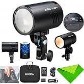 Godox AD100 Pro II AD100Pro II 100Ws Flash, Pocket Flash Strobe Monolight | for Sony,Canon,Nikon Fujifilm,Olympus,Panasonic,Leica etc Cameras,490 Full Power Flashes, 0.01-1.5s Recycle,2.4G Wireless,HSS