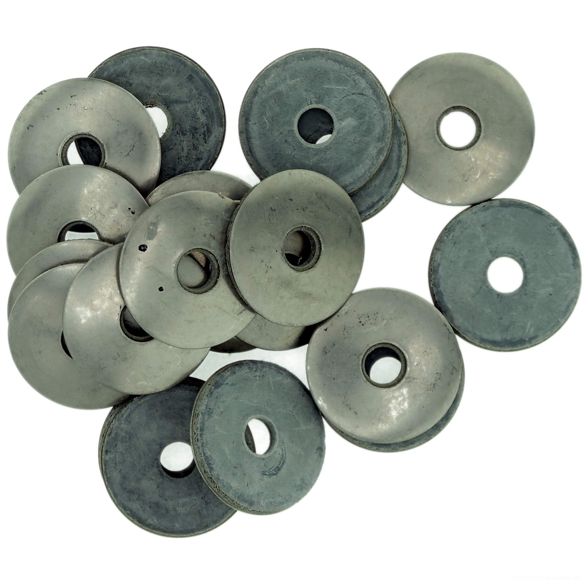 D8.4 (8.4mm x 19mm) Sealing Washer (Grey EPDM) - Stainless Steel (A2) (Pack of 20) — image 1