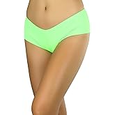 ToBeInStyle Women's Micro Mini Rave Booty Shorts Hipsters Cheeky Boyshorts