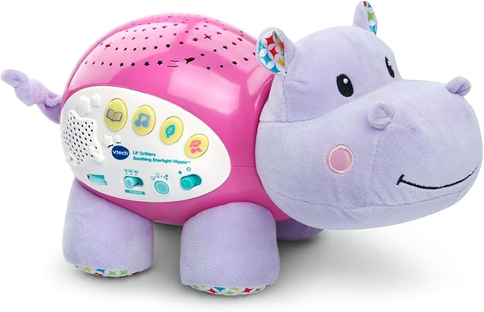 vtech soothing snoozing elephant pink